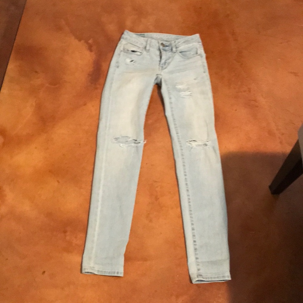 Light colored jeans